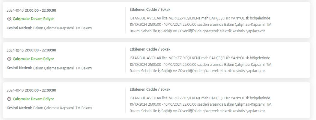 Bu geceden itibaren İstanbul'un 20 ilçesinde elektrik kesintileri yaşanacak 32